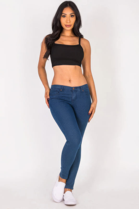 Ribbed Knit Cami Crop Top JoySkyBoutique