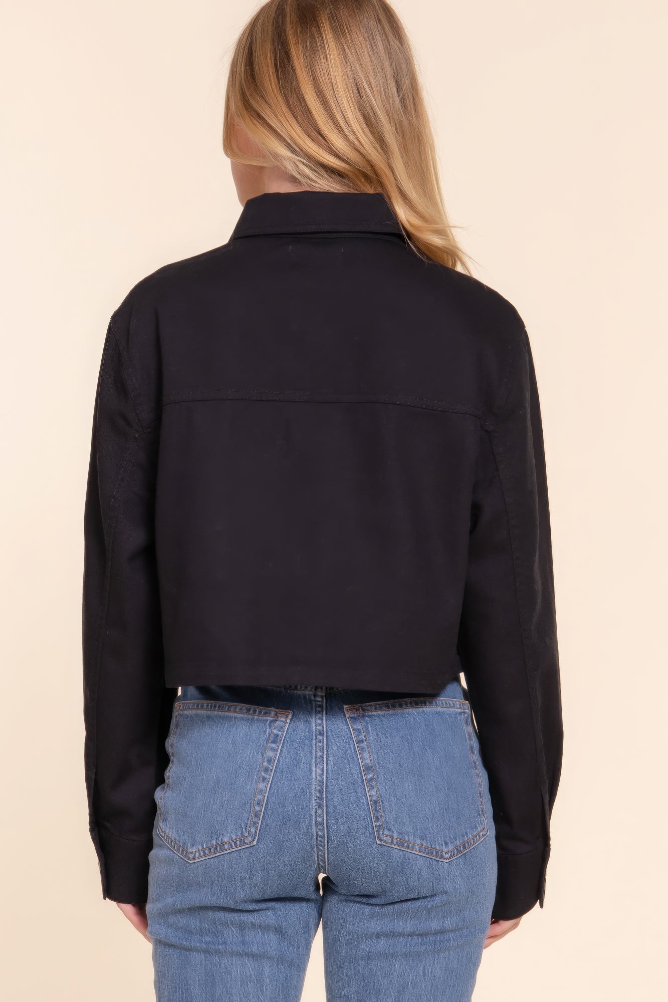 Cotton Twill Short Shacket JoySkyBoutique