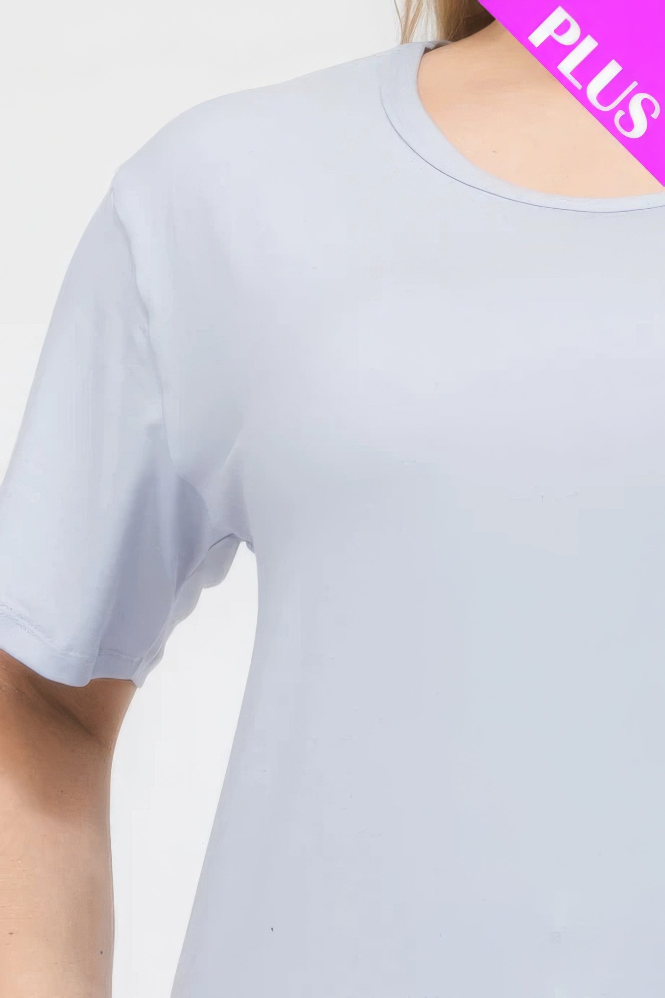 Plus Size Basic Short Sleeve T-shirt JoySkyBoutique