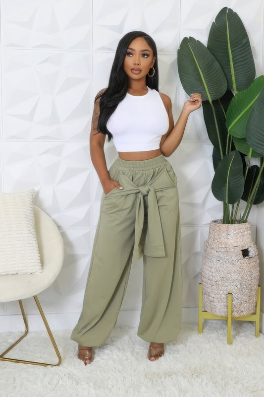 High-waisted Stretch Pants JoySkyBoutique