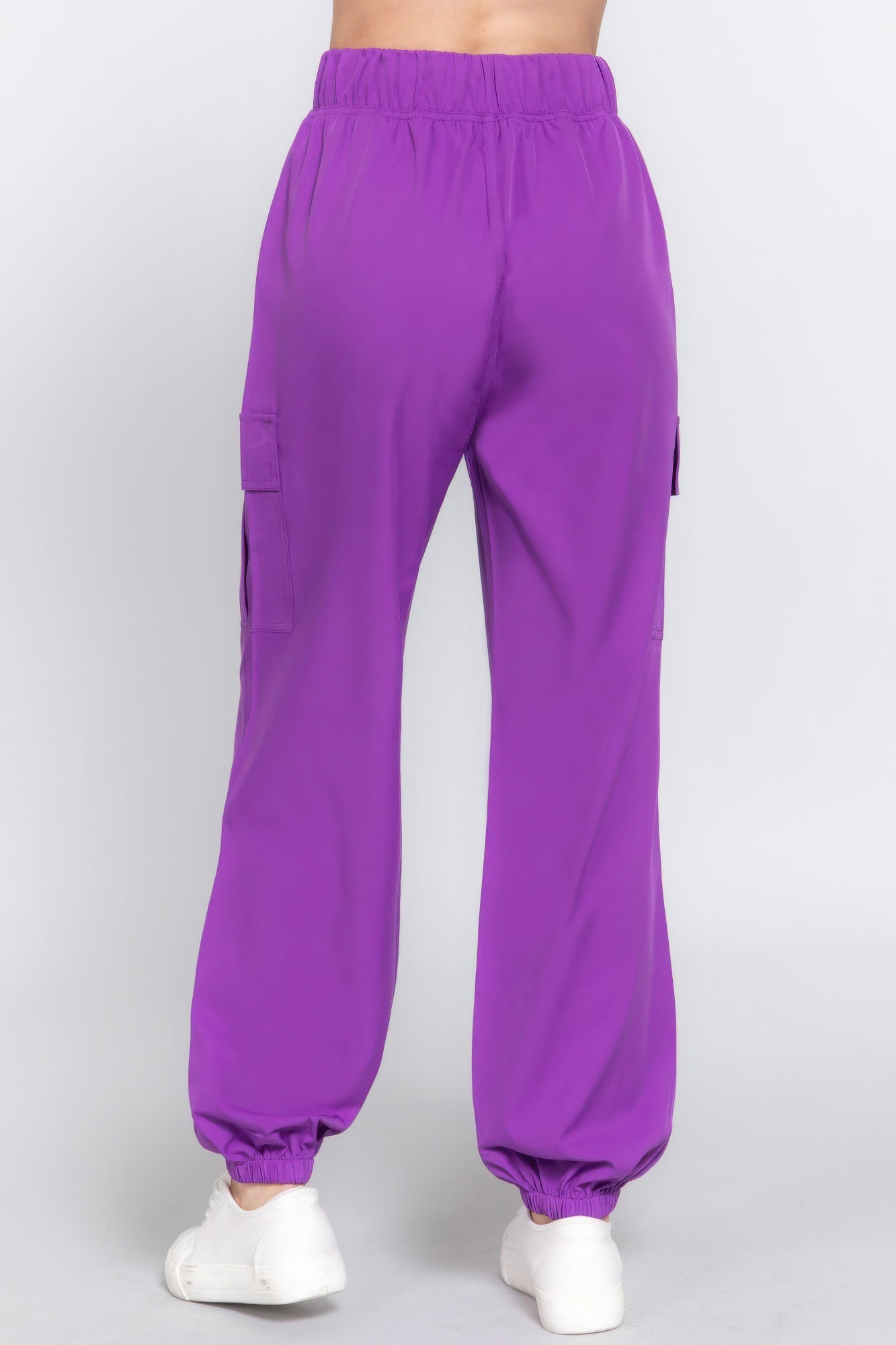 Light Weight Stretch Woven Cargo Jogger Pants JoySkyBoutique