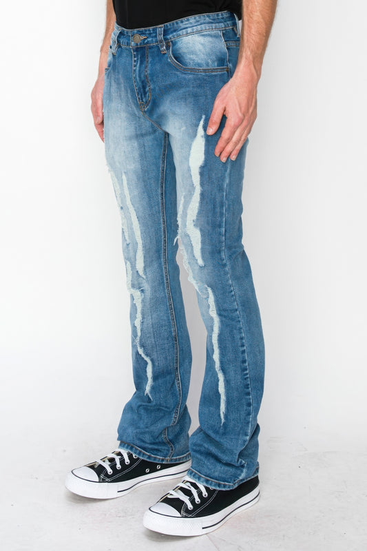 Bootcut Denim Jeans JoySkyBoutique
