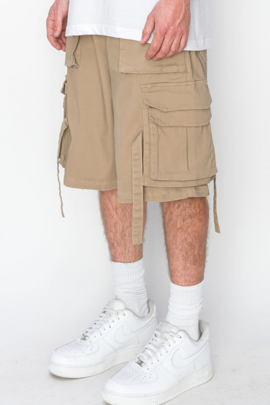 Twill Tuility Jogger Shorts JoySkyBoutique