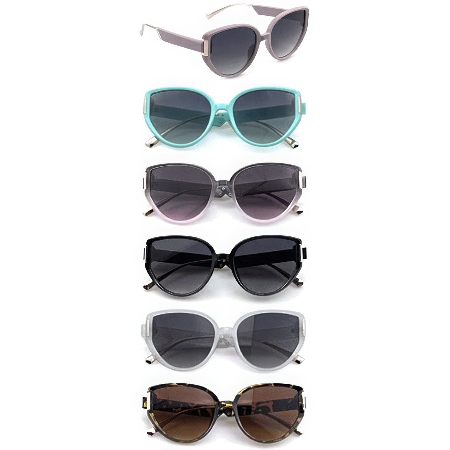 Round cat eye sunglasses JoySkyBoutique