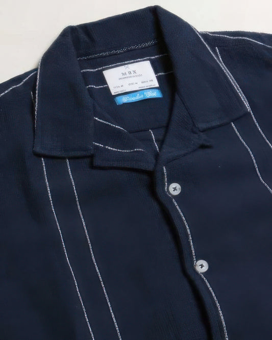 Stripe camp shirt JoySkyBoutique