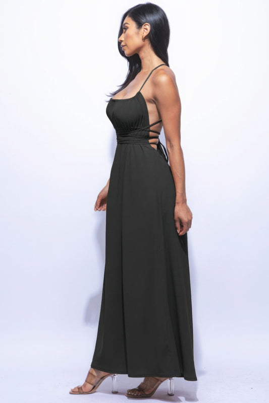 Side Slit Maxi Dress JoySkyBoutique