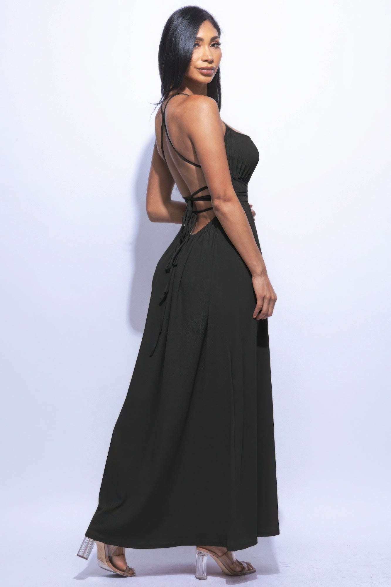 Side Slit Maxi Dress JoySkyBoutique