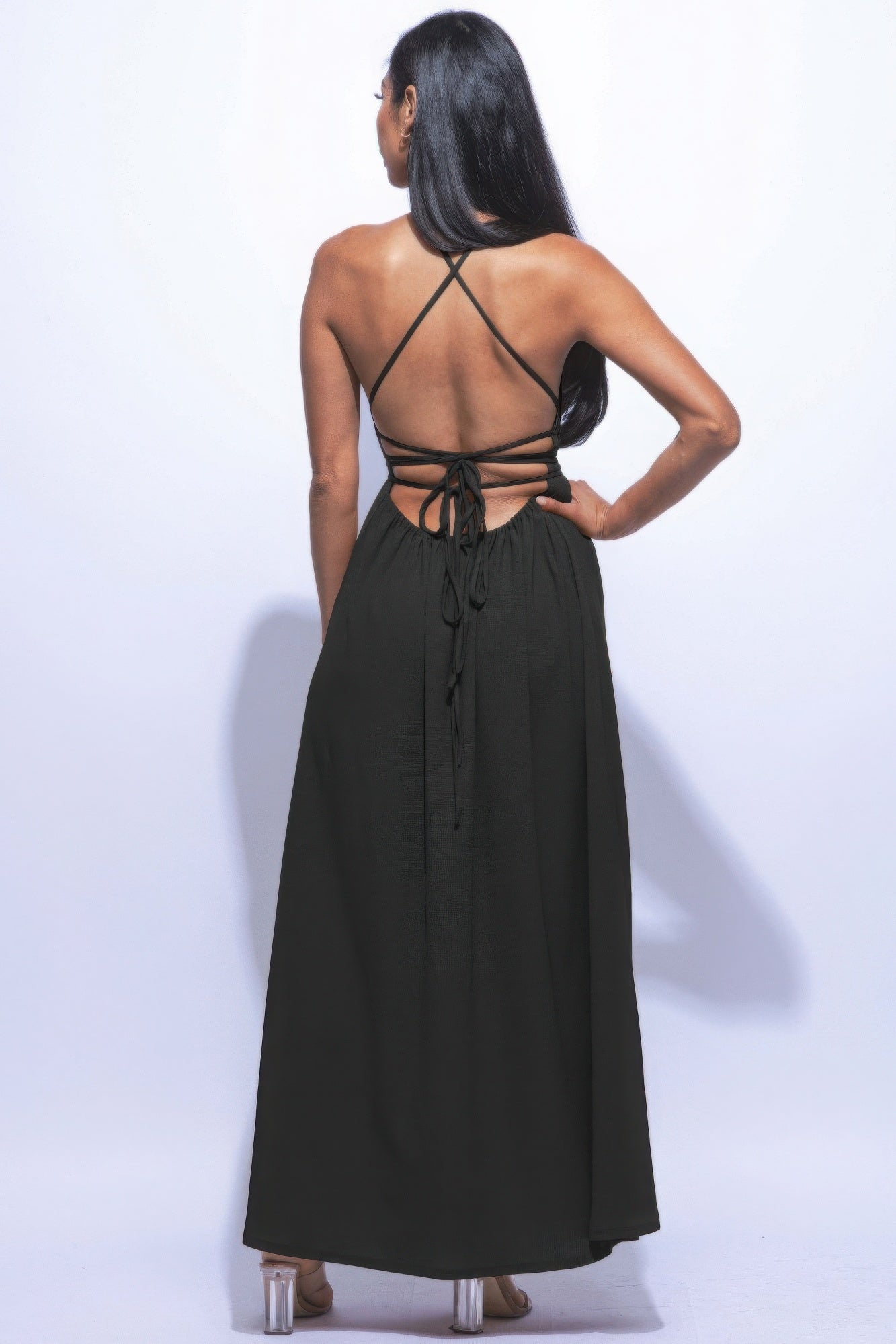 Side Slit Maxi Dress JoySkyBoutique