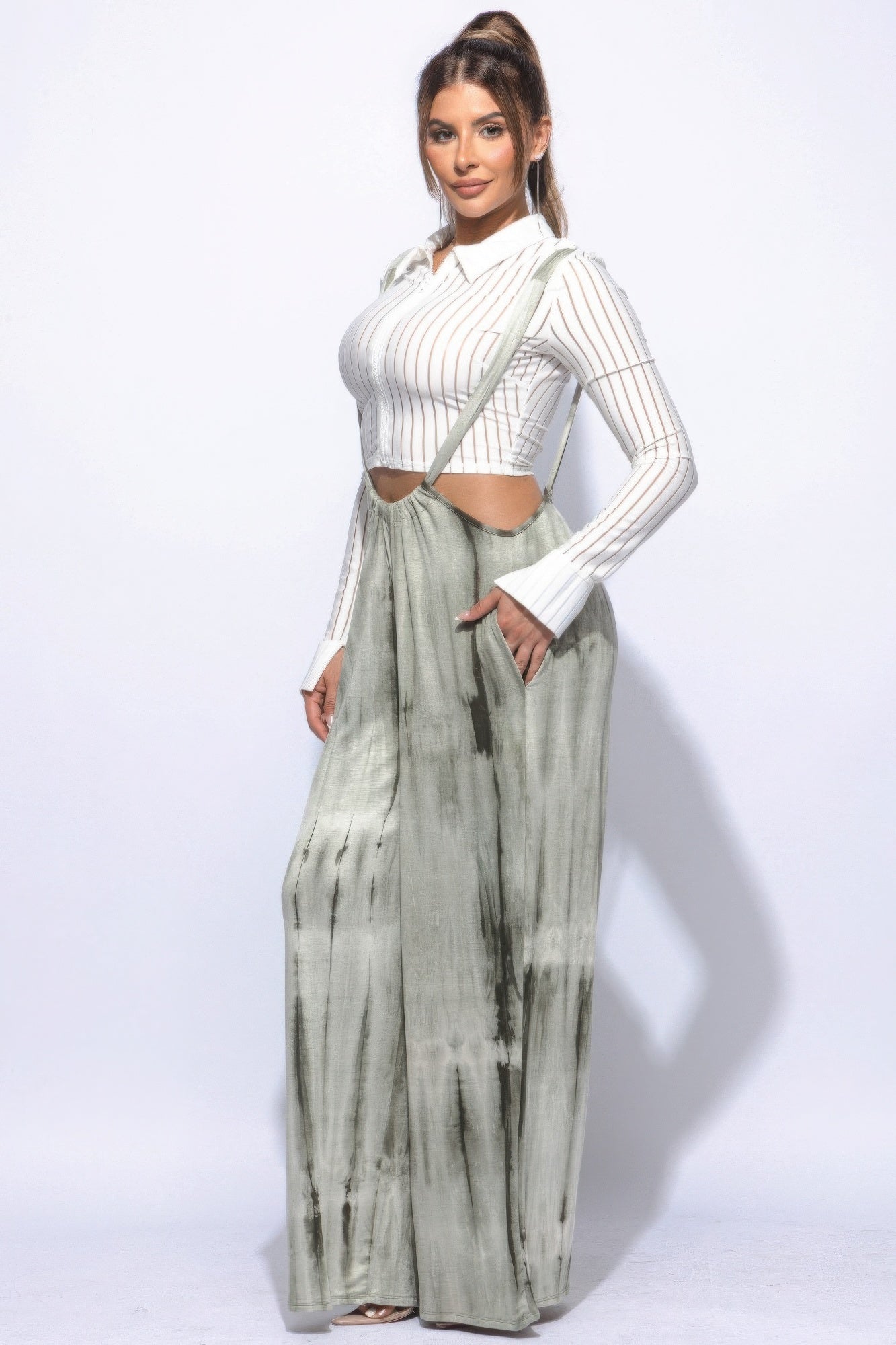 Drawstring Baggy Jumpsuit JoySkyBoutique