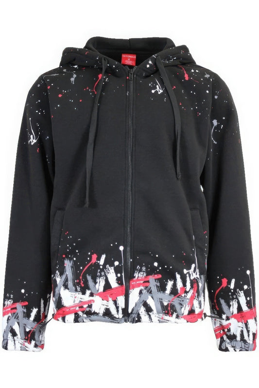 Men's Paint Splatter Fleece Set JoySkyBoutique