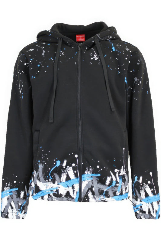 Men's Paint Splatter Fleece Set JoySkyBoutique