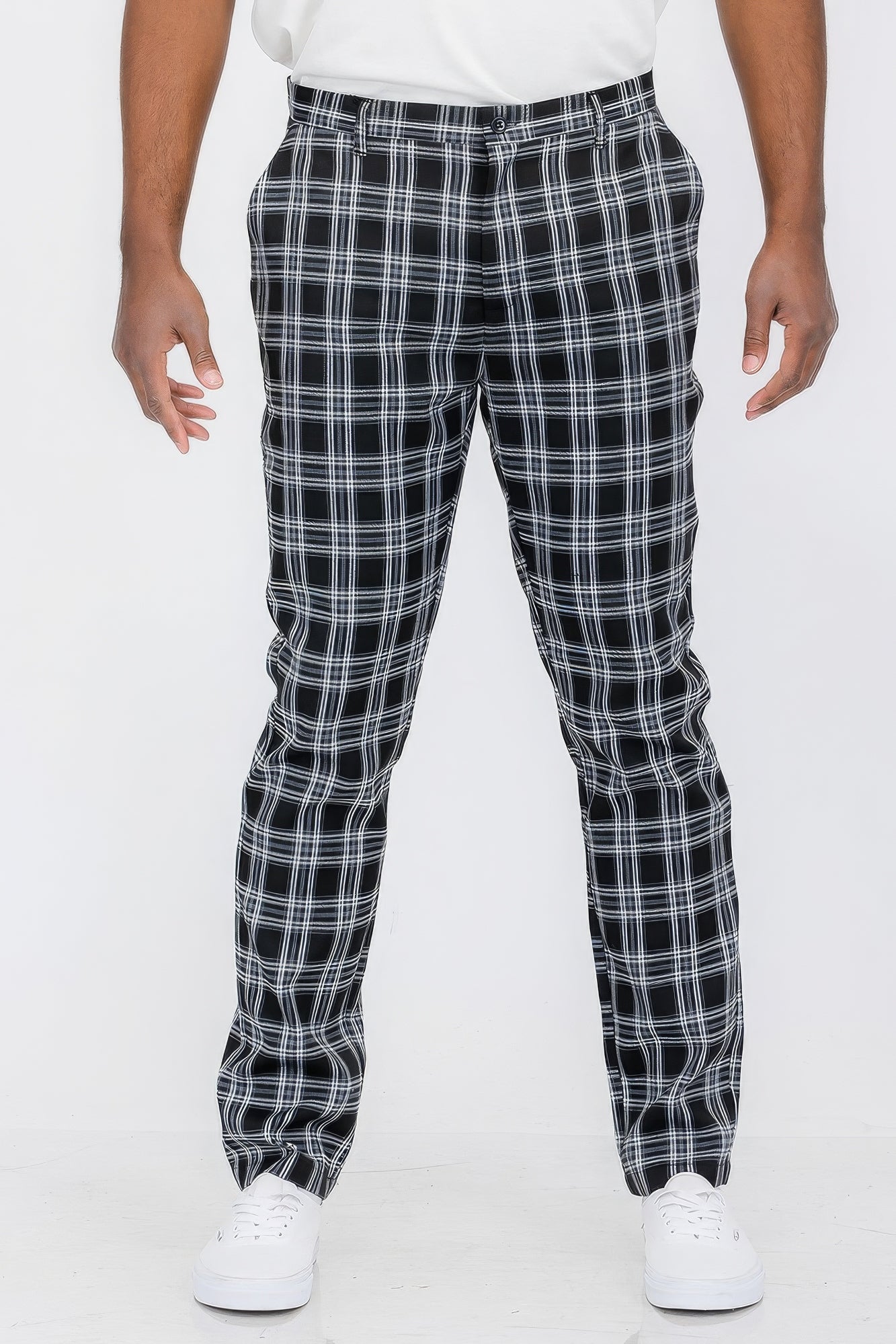 Plaid Trouser Pants JoySkyBoutique