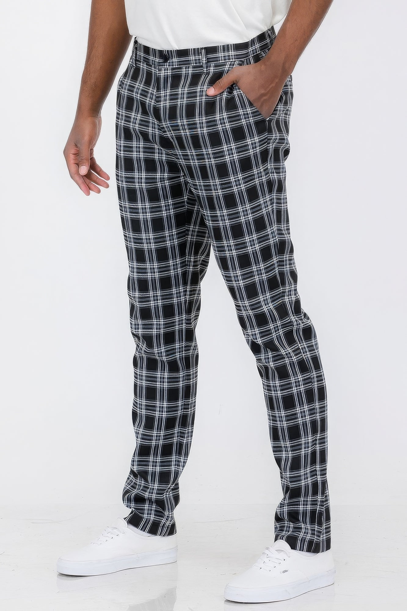 Plaid Trouser Pants JoySkyBoutique