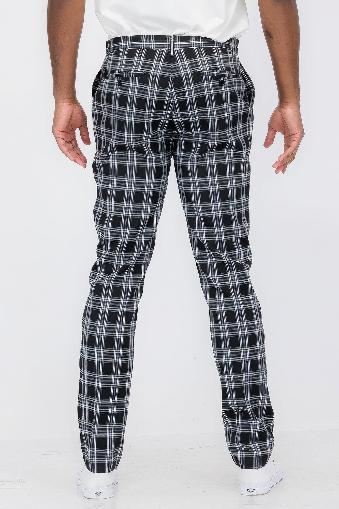 Plaid Trouser Pants JoySkyBoutique