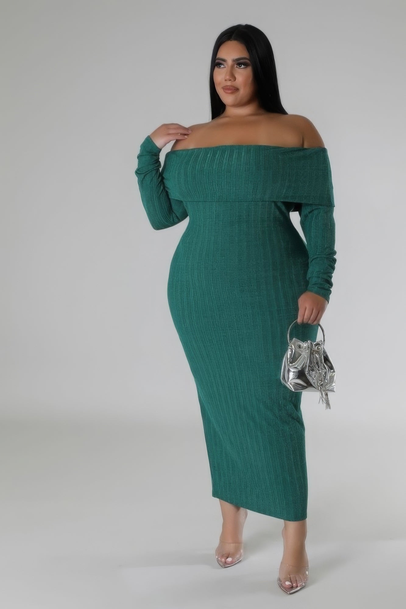 Off Shoulders Stretch Dress JoySkyBoutique