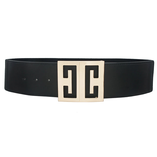 Mirror Cut Out Square Buckle Belt JoySkyBoutique