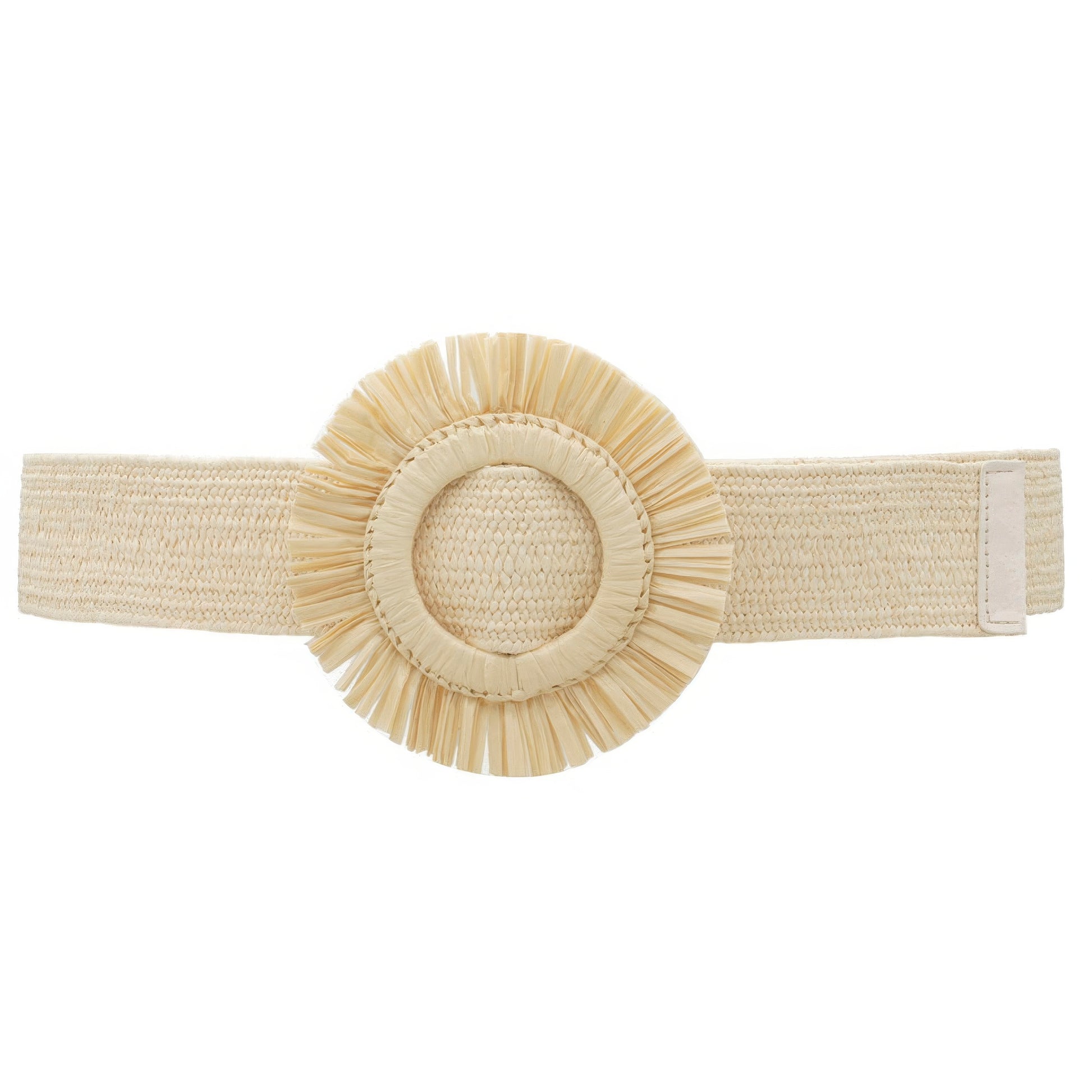 Fringe Circle Straw Belt JoySkyBoutique