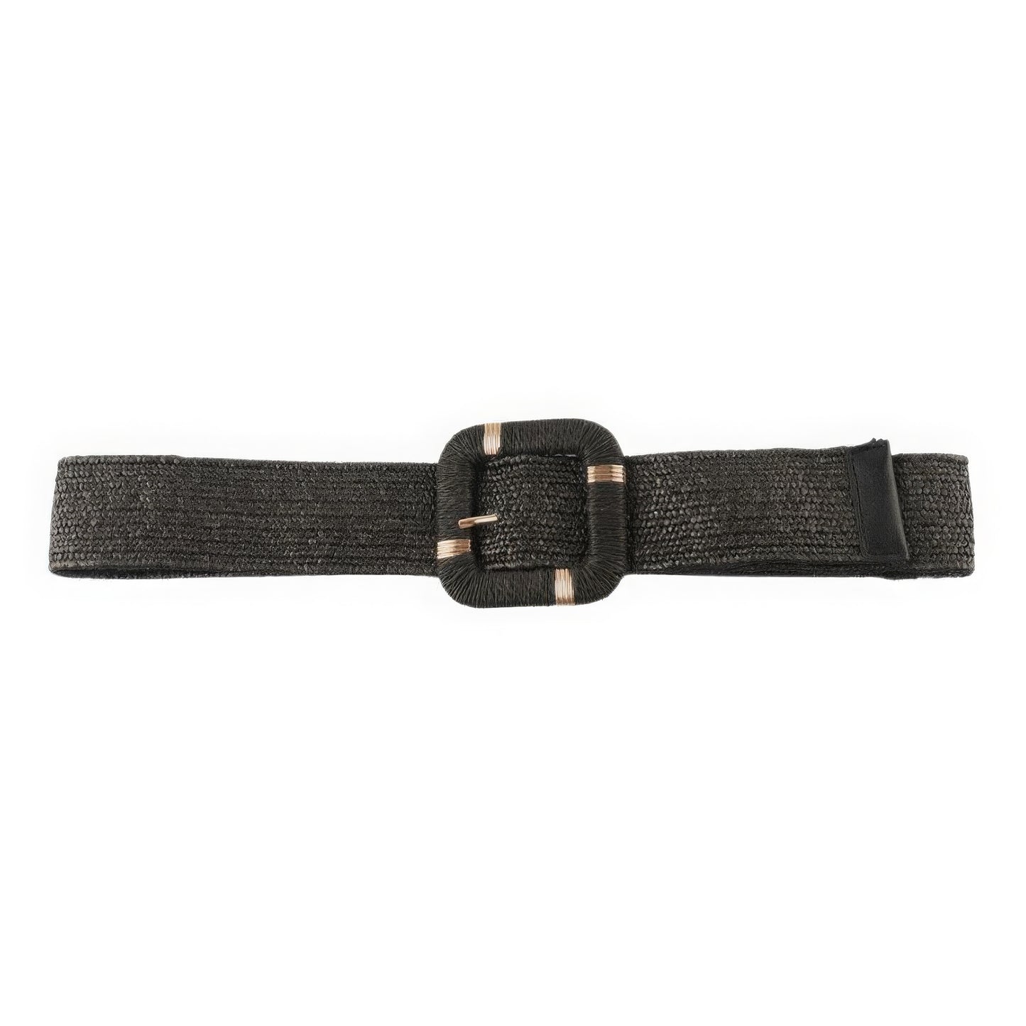 Straw Buckle Elastic Belt JoySkyBoutique