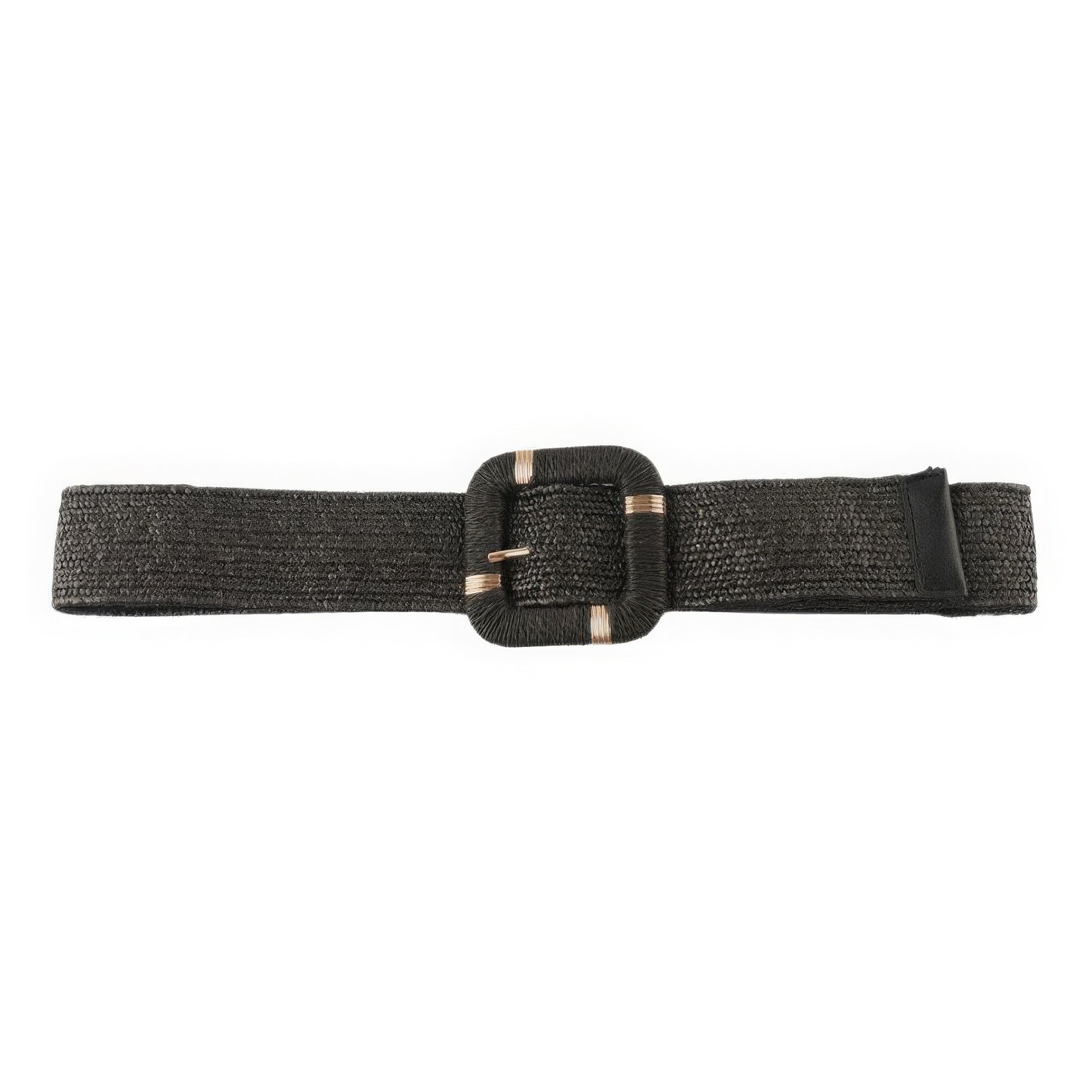Straw Buckle Elastic Belt JoySkyBoutique