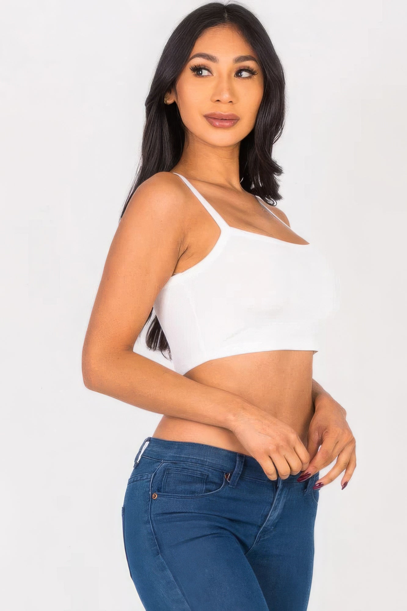 Ribbed Knit Cami Crop Top JoySkyBoutique