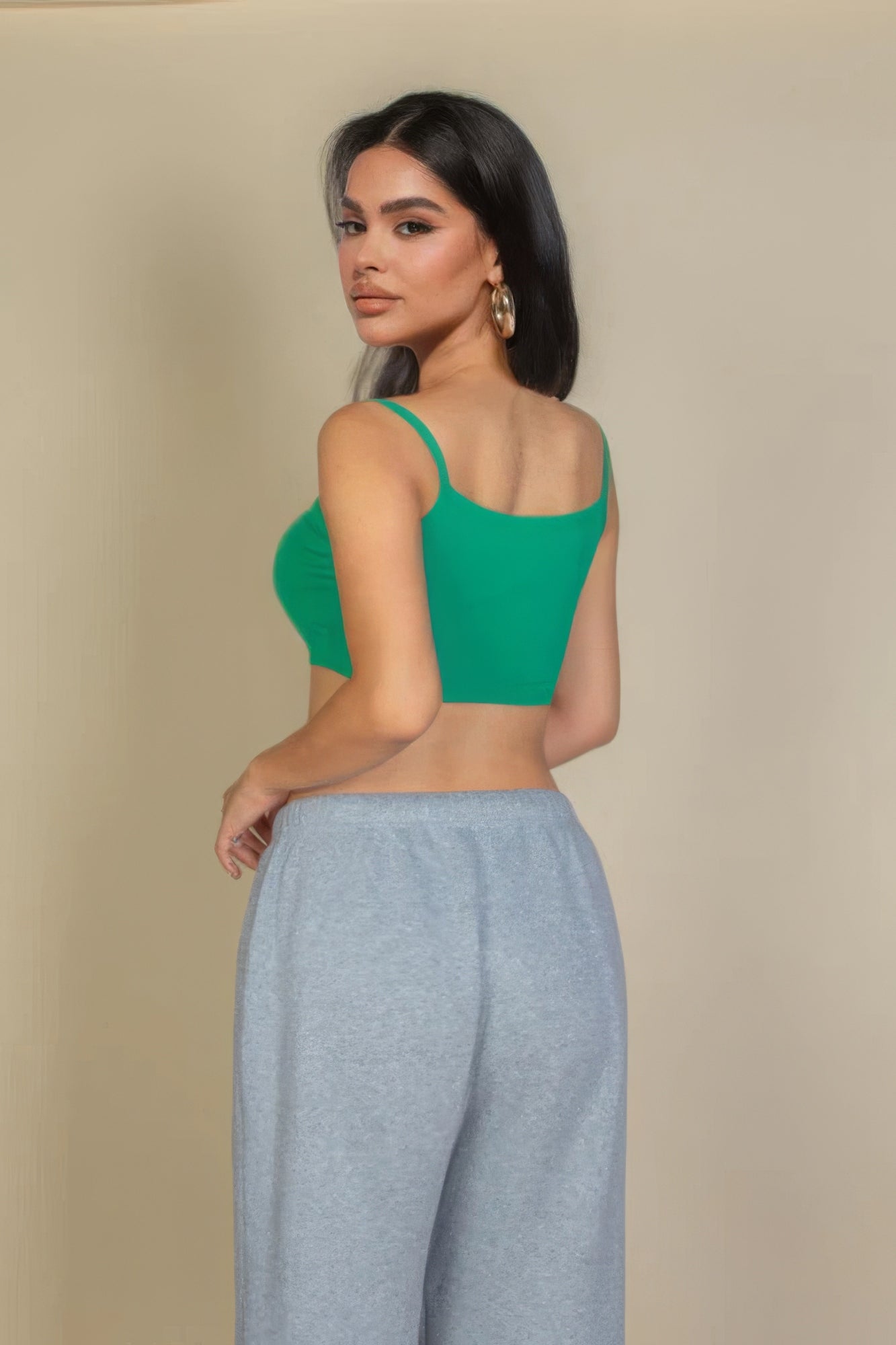 Ribbed Knit Cami Crop Top JoySkyBoutique