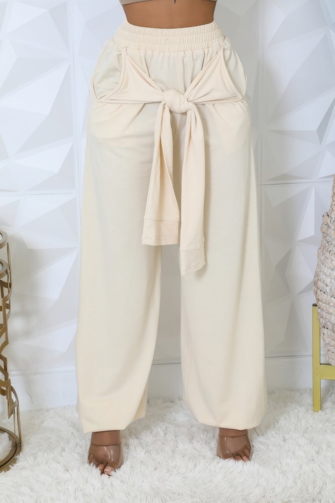 High-waisted Stretch Pants JoySkyBoutique