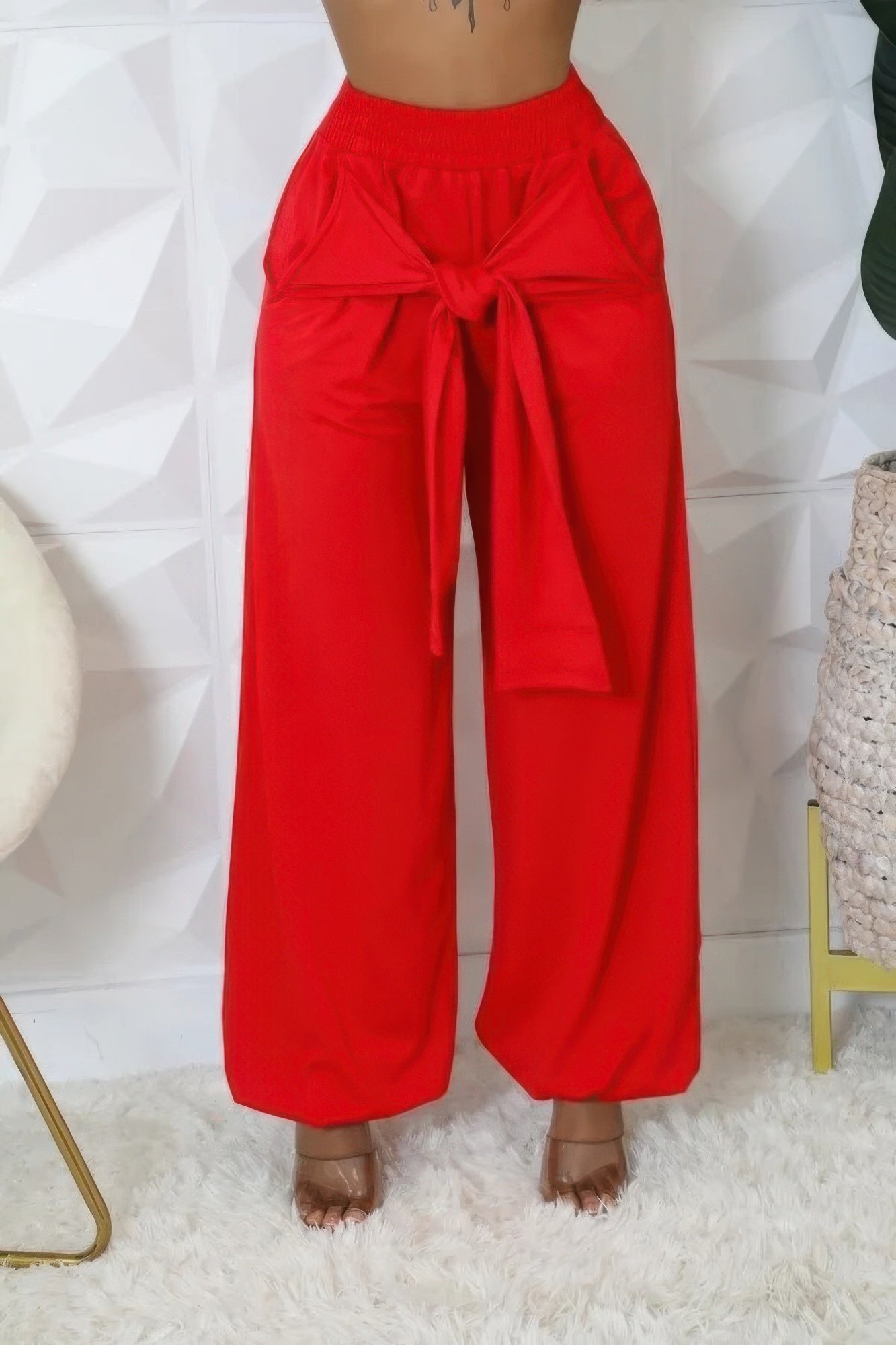 High-waisted Stretch Pants JoySkyBoutique