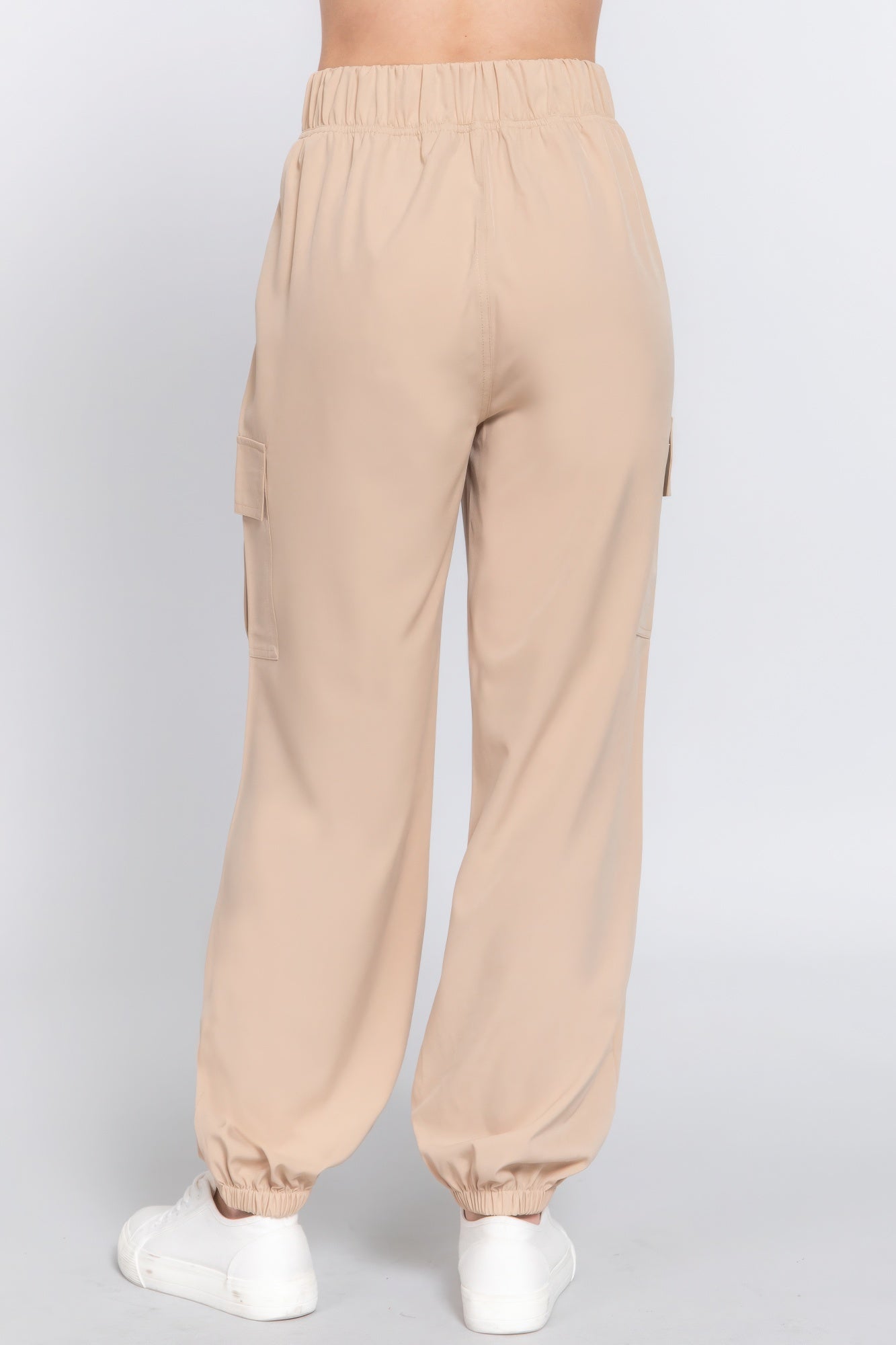 Light Weight Stretch Woven Cargo Jogger Pants JoySkyBoutique