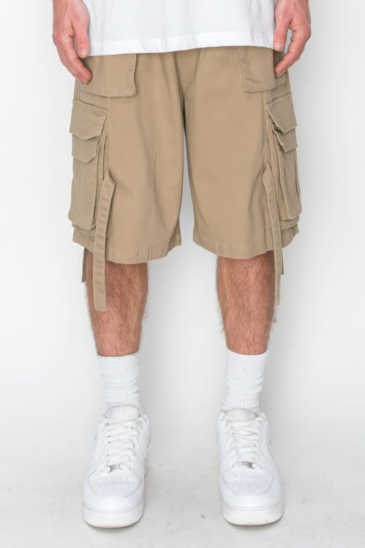 Twill Tuility Jogger Shorts JoySkyBoutique