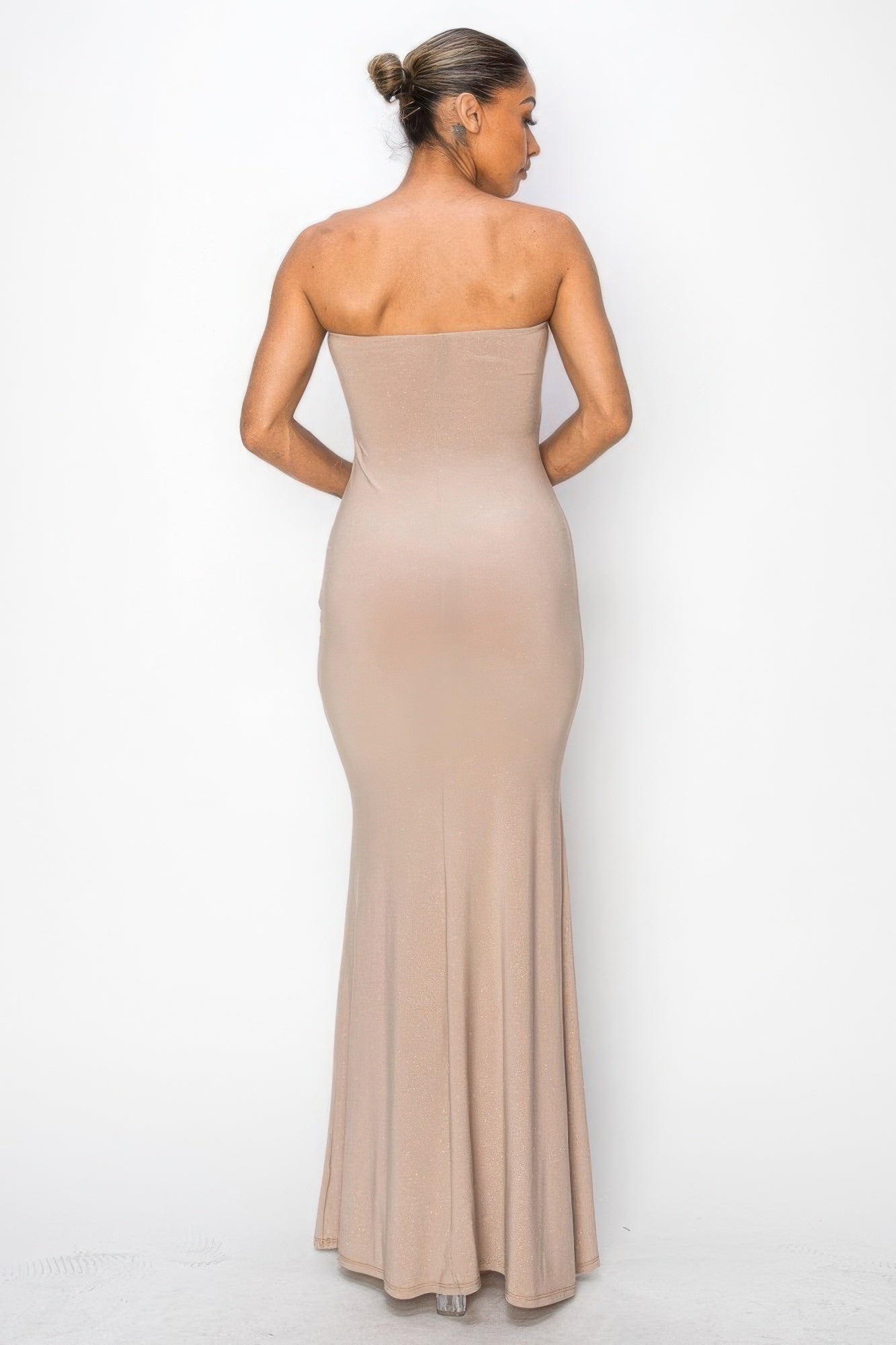 Glitter Ity Tube Maxi Dress JoySkyBoutique