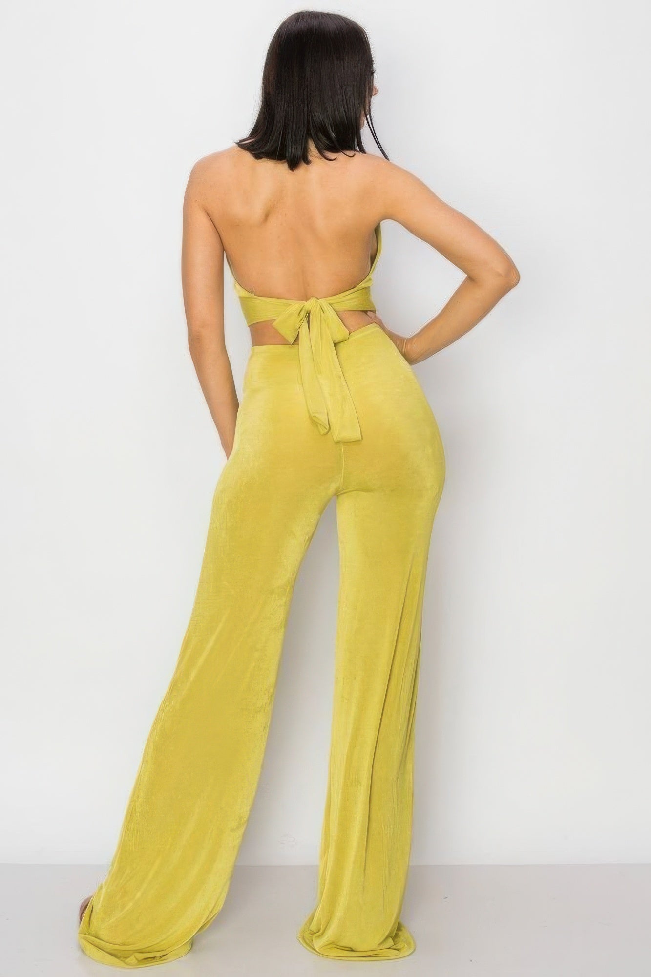 Olid Slinky Wide Legs Jumpsuit JoySkyBoutique