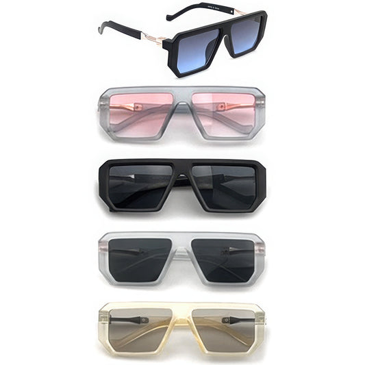 Stylish retro square sunglasses JoySkyBoutique