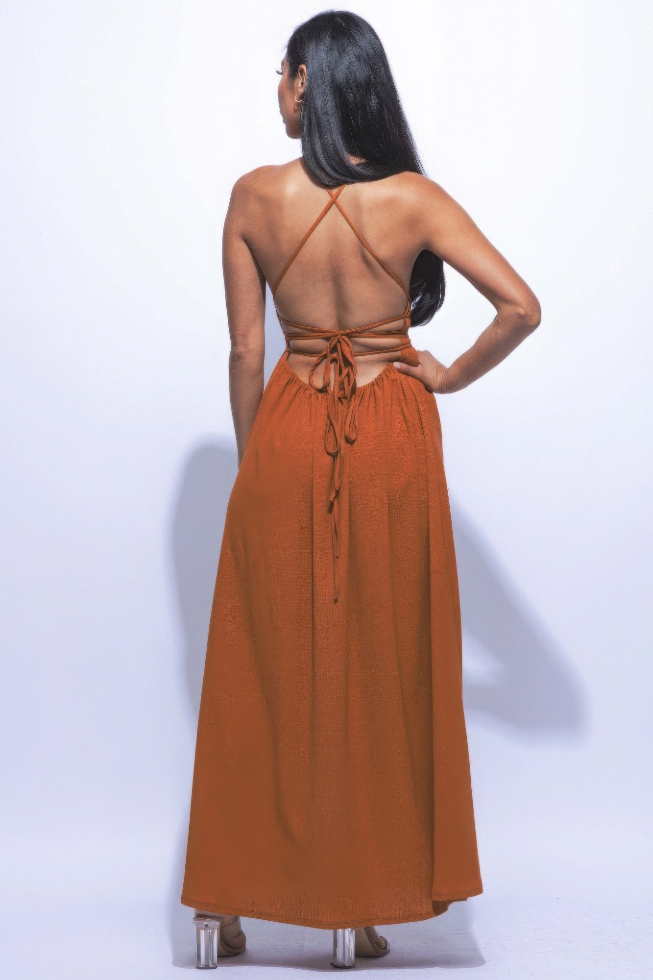 Side Slit Maxi Dress JoySkyBoutique