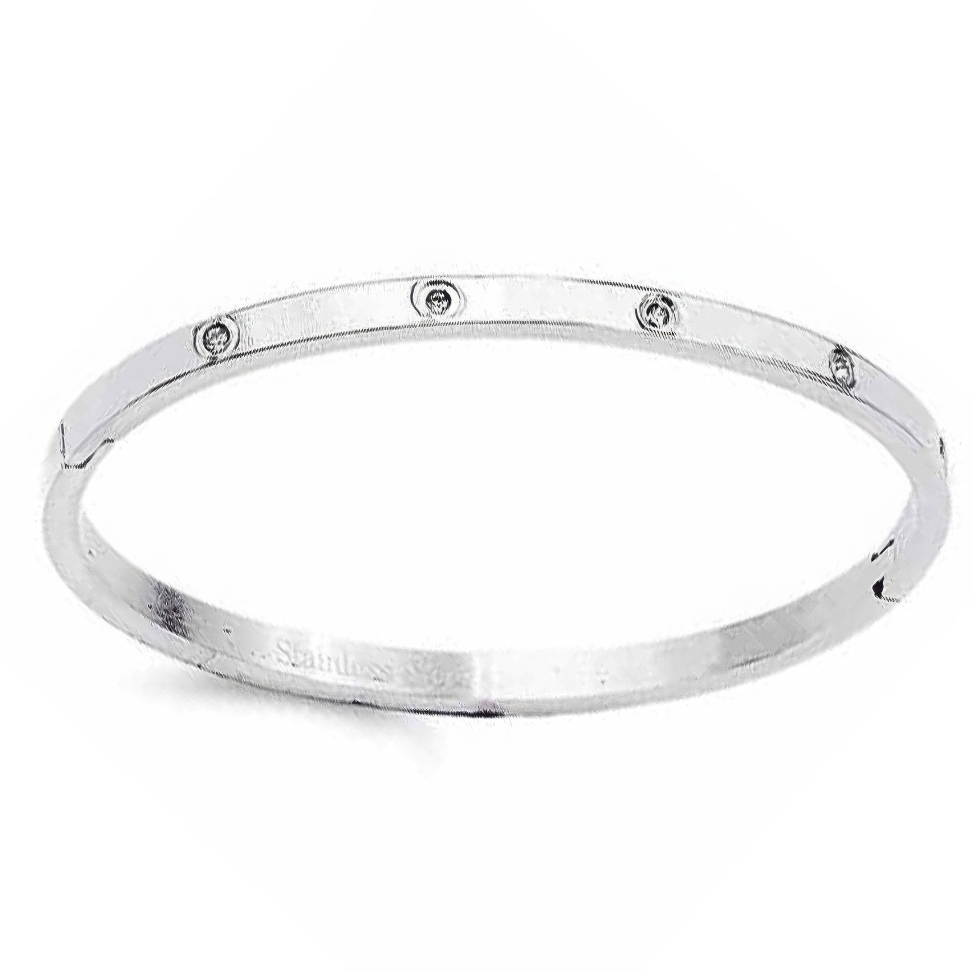 Stainless Steel Basic Metal Bracelet JoySkyBoutique