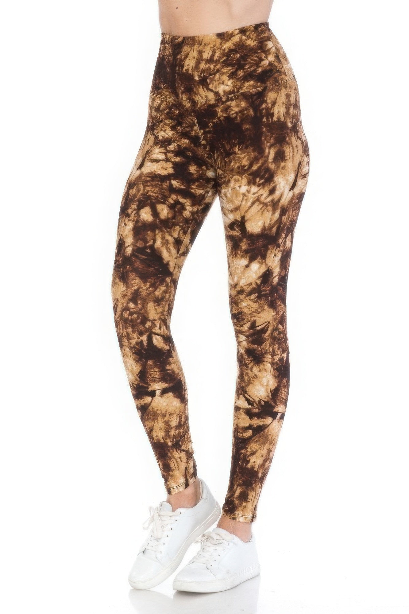 Yoga Wide Band Buttery Soft Print Leggings JoySkyBoutique