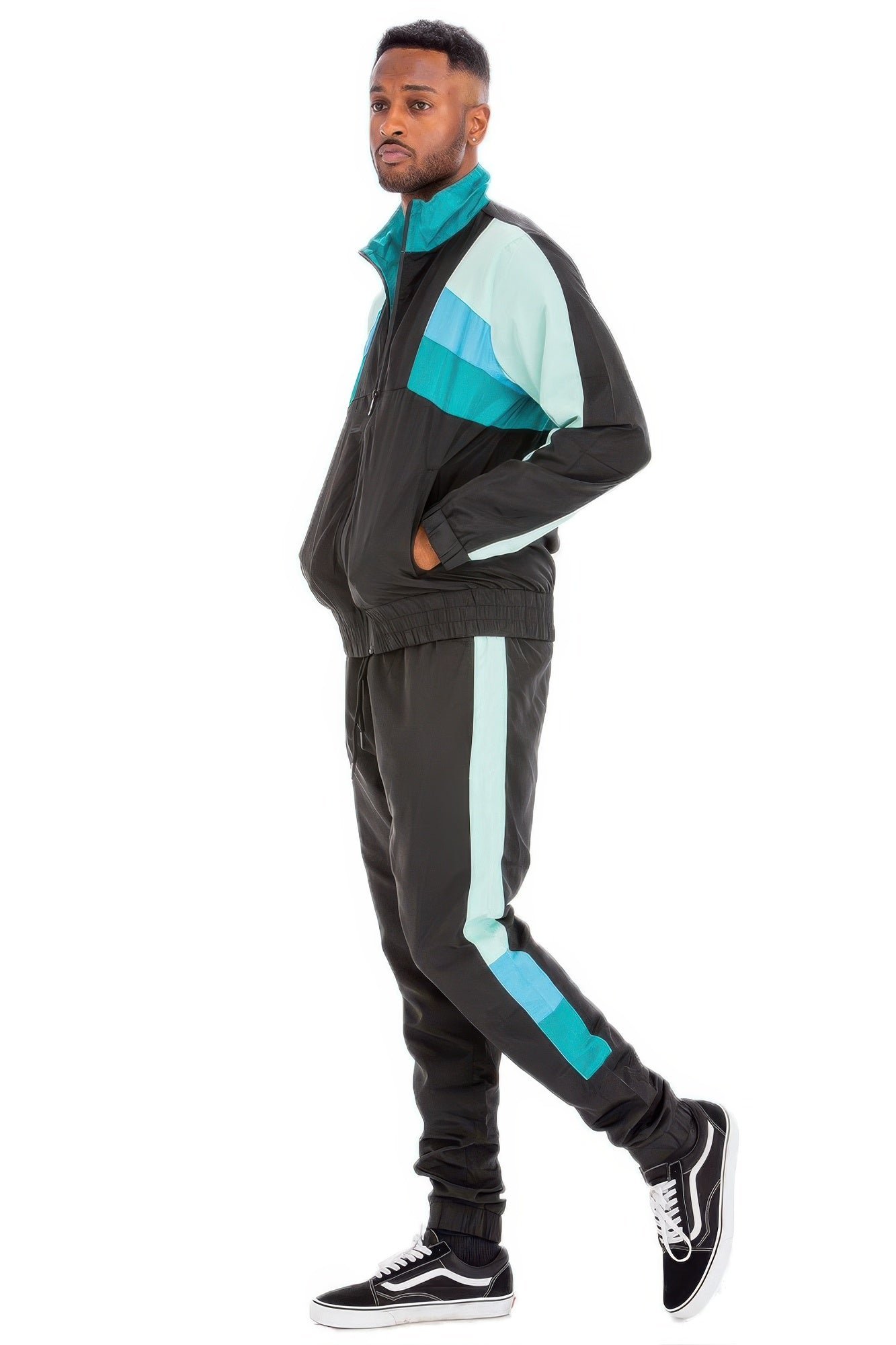 Windbreaker Chevron Track Suit JoySkyBoutique